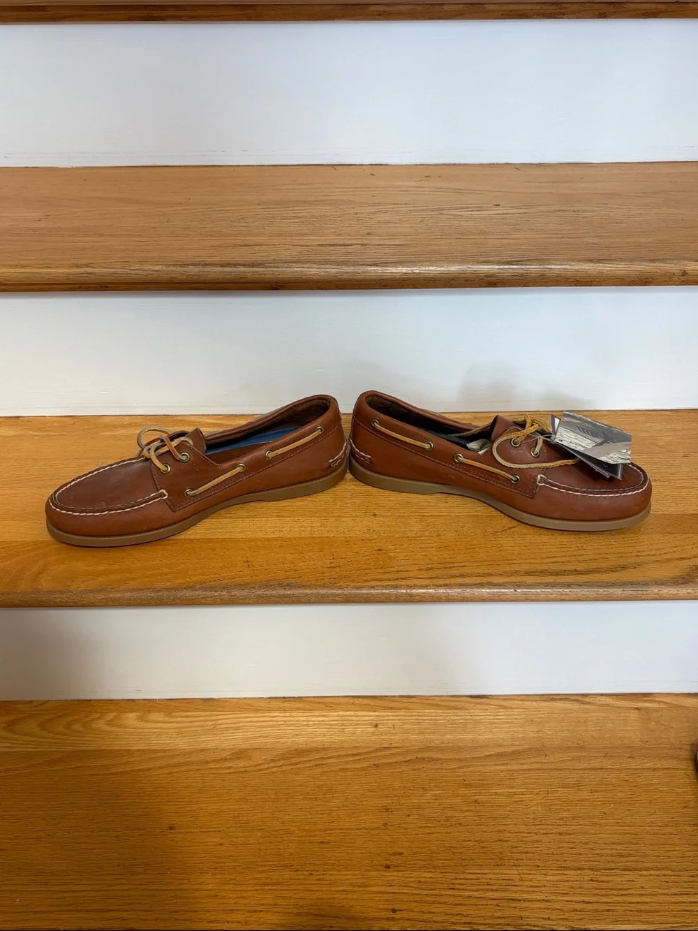 Sperry Men's Brown Leather 2-Eye Boat Shoes